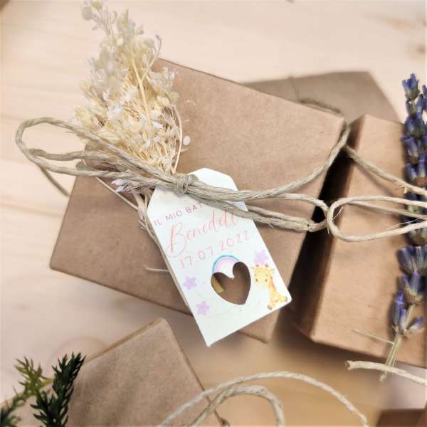 sacchetto confetti battesimo ecofattoart